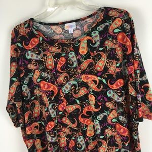 Lularoe Paisley Top Size L